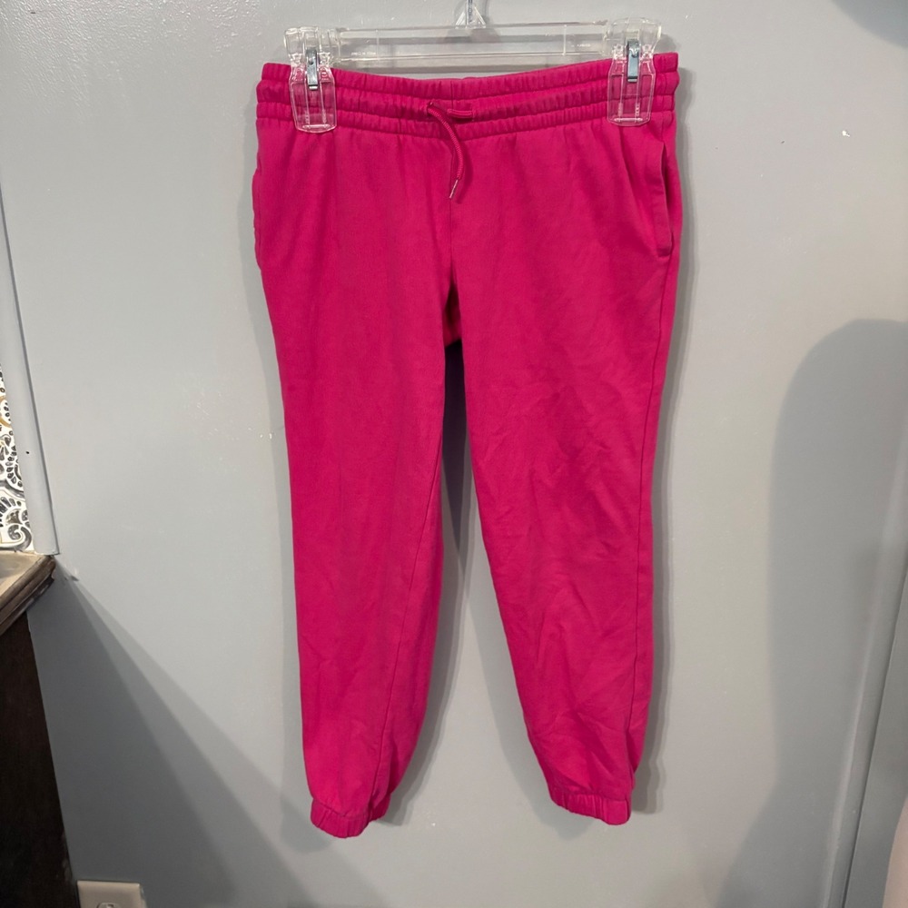 Athletic Works Hot Pink Joggers Sweatpants Activewear Comfy‎ (Girls Large 10/12)